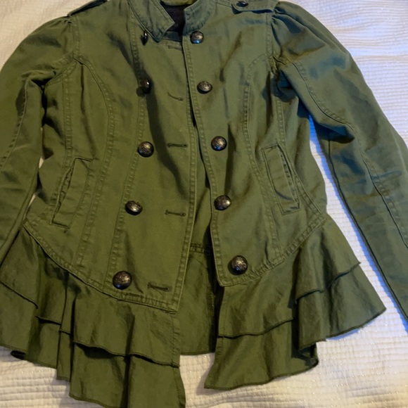 Silver brand green jacket - Picture 3 of 8
